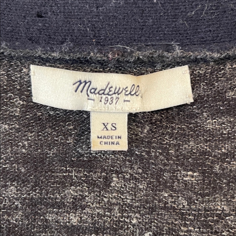MADEWELL YARNMIX CARDIGAN MEDIUM WOOL ALPACA BLEND Size XS - Picture 5 of 8